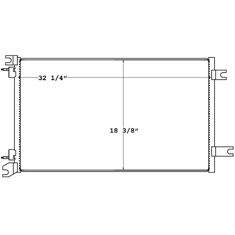 CON0088 - 2010 & Newer International ProStar Condenser Condenser