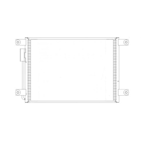 CON0093 - 2008 - 2013 Freightliner S2 & B2 Bus Condenser Condenser