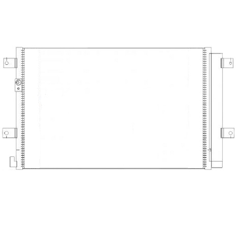 CON0096 - 2005 - 2007 Hino Diesel Engine Condenser Condenser