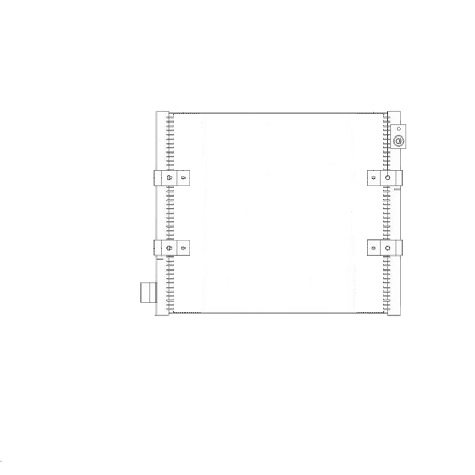 CON0097 - 2005 - 2007 Mitsubishi Fuso Condenser Condenser