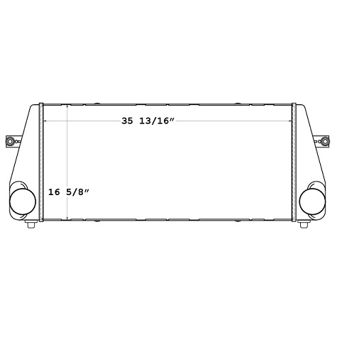 DOD11302 - Dodge RAM Pickup 1995-2002 Cummins Turbo Diesel  Charge Air Cooler