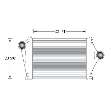 FOR19012 - Ford/Sterling 7000/8000 Series Charge Air Cooler