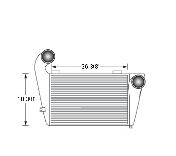 FRT18101 - Freightliner Charge Air Cooler