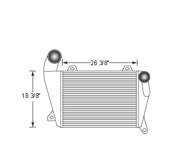 FRT18103 - Freightliner Charge Air Cooler