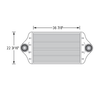 FRT18111 - Freightliner Charge Air Cooler