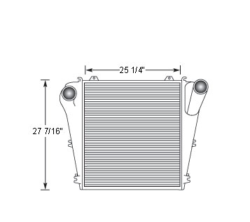 FRT18114 - Freightliner Business Class FL50 - FL80 Charge Air Cooler