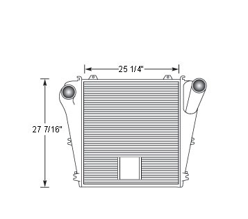 FRT18125 - Freightliner Business Class 1st Generation with PTO Charge Air Cooler