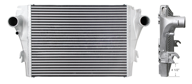 FRT18144 - Freightliner M2 Business Class Charge Air Cooler with air compressor port 2013 - newer Charge Air Cooler