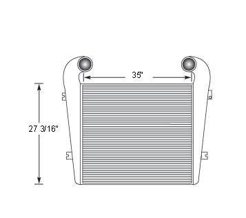 GMC15804 - GMC TRUCK Charge Air Cooler