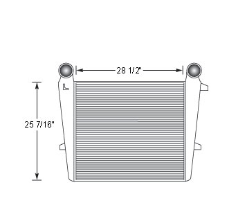 MAC17306 - Western Star up to 1990 Charge Air Cooler 22227-3402 Charge Air Cooler