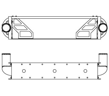 TRA12019 - Neoplan Articulated bus Charge Air Cooler