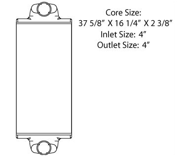 TRA12043 - Neoplan AN440 Charge Air Cooler Part of  4500-29P Charge Air Cooler