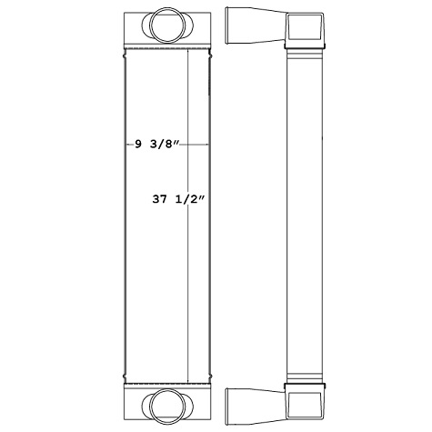 TRA12044 - Neoplan / New Flyer Charge Air Cooler Charge Air Cooler