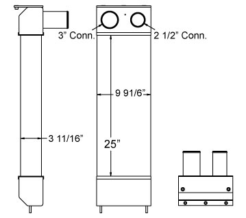 TRA12047 - New Flyer Trackless Trolley Charge Air Cooler Assembly Charge Air Cooler