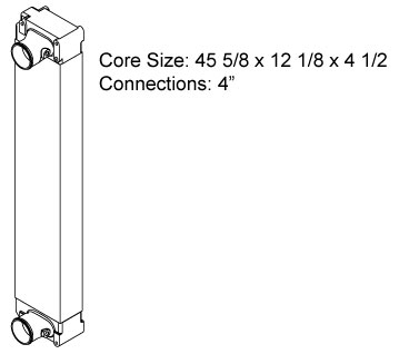 TRA12053 - Septa Bus Charge Air Cooler Charge Air Cooler