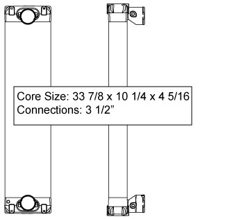 TRA12059 - Bus Charge Air Cooler Charge Air Cooler