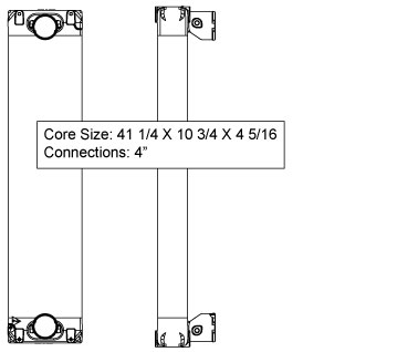 TRA12065 - Bus Charge Air Cooler Charge Air Cooler