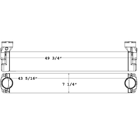 TRA12066 - Bus Charge Air Cooler Charge Air Cooler