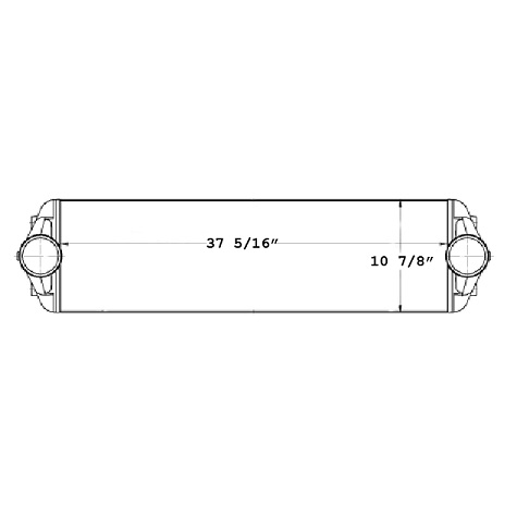 TRA12073 - New Flyer Bus Charge Air Cooler Charge Air Cooler