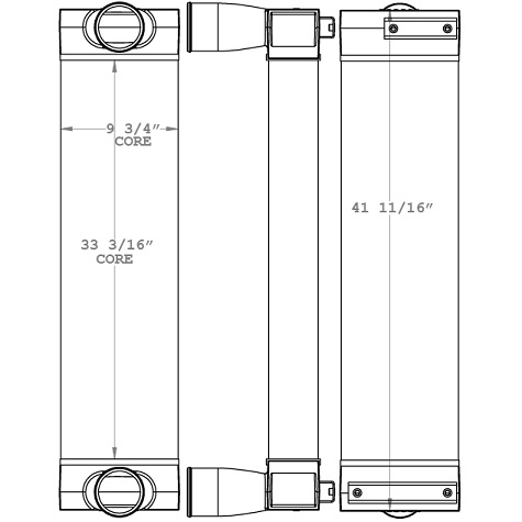 TRA12081 - Eldorado Bus Charge Air Cooler Charge Air Cooler