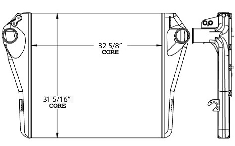 VOL18822 - Volvo VN Series 2008 and up Charge Air Cooler