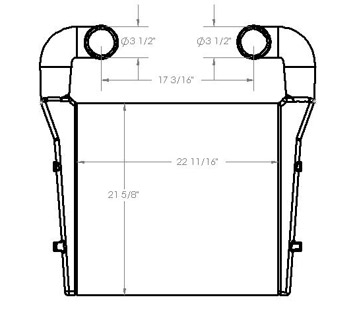 VOL18823 - Volvo / Autocar WX / Expeditor 1995 and up Charge Air Cooler