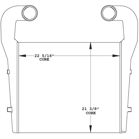 VOL18826 - Volvo / Autocar WX / Expeditor 1995 and up Charge Air Cooler